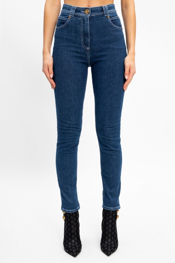 Balmain high waisted sales jeans